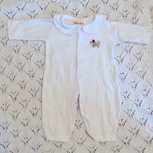 Baby Luigi Crochet Dog romper